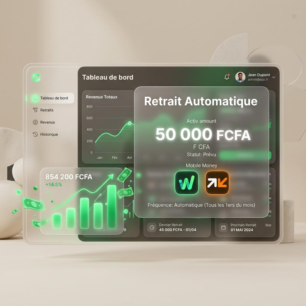 Affiliation Dashboard Mockup